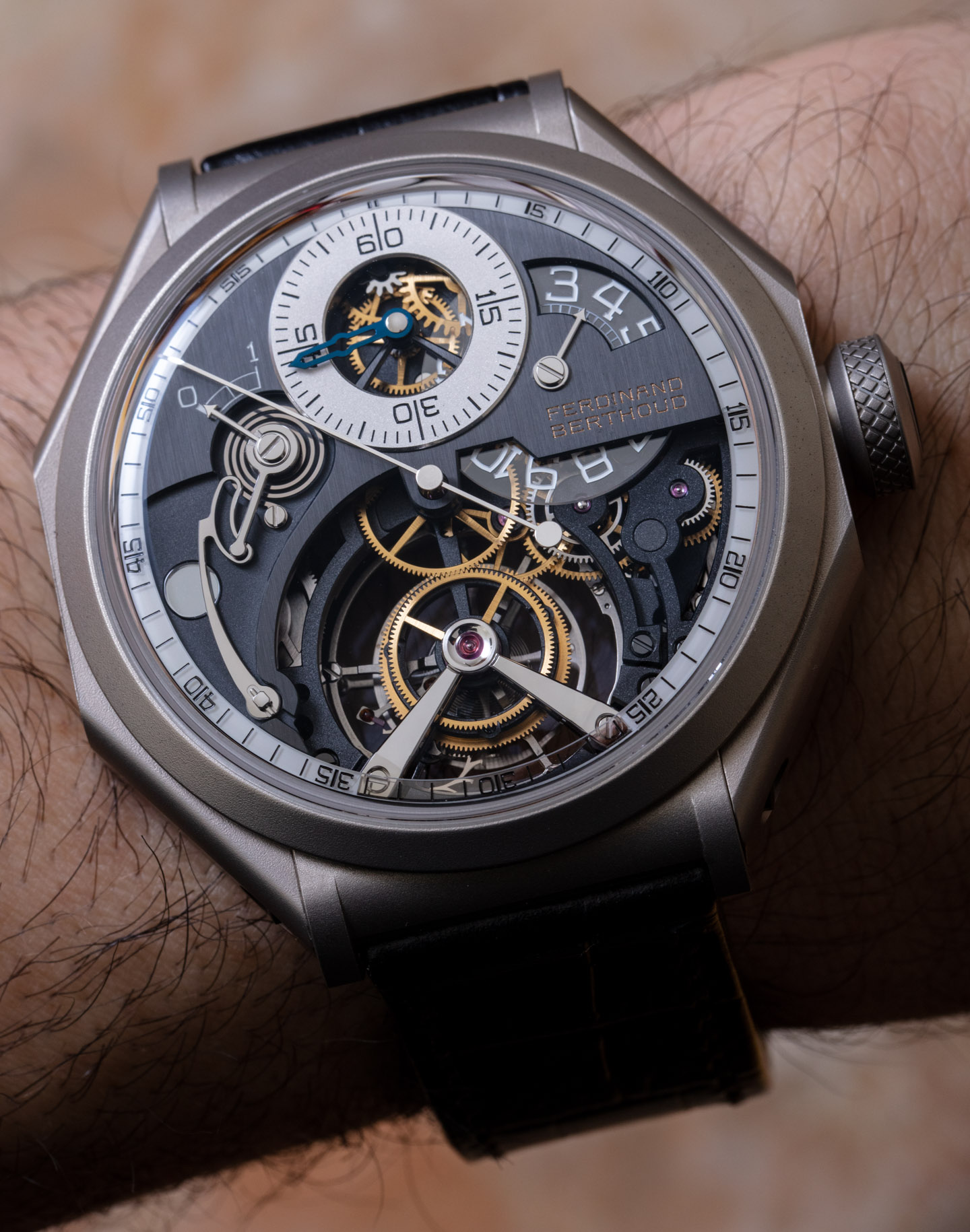 动手首次亮相：Ferdinand Berthoud Chronometre FB RS Skeleton Watch