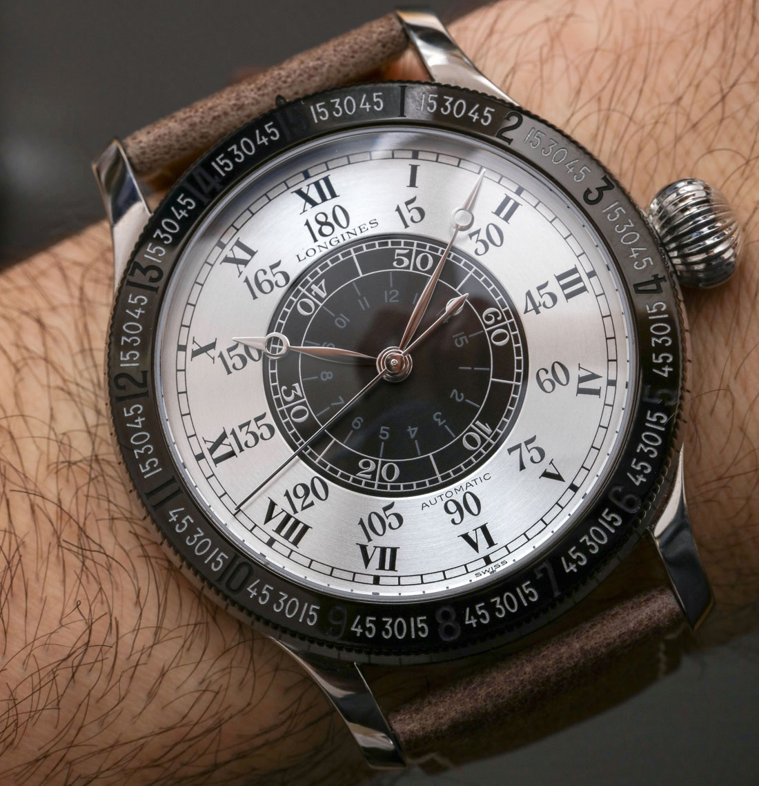 浪琴 Lindbergh 47MM 自动“时角”手表评论