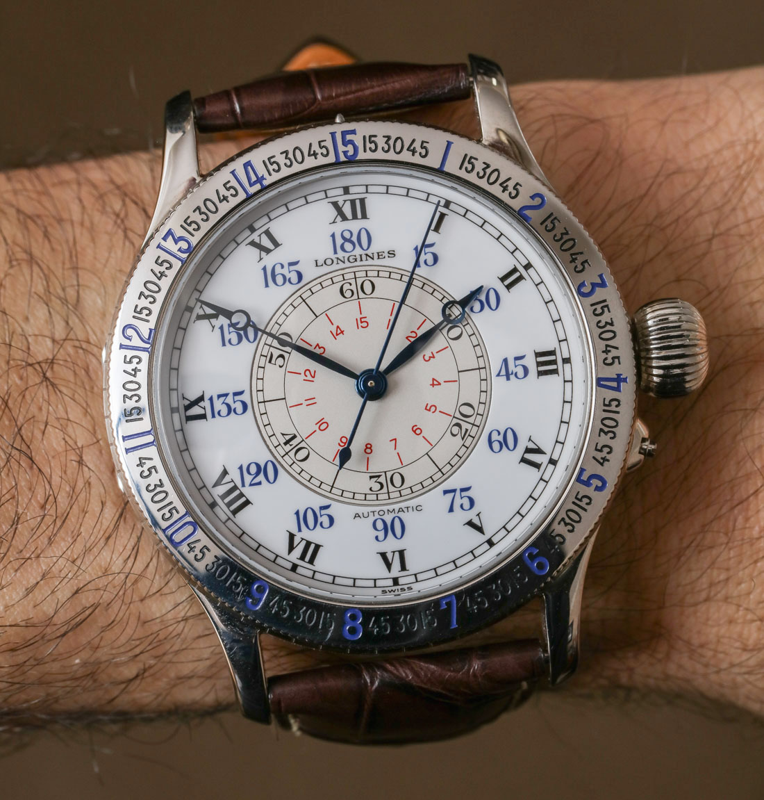 浪琴 Lindbergh 47MM 自动“时角”手表评论
