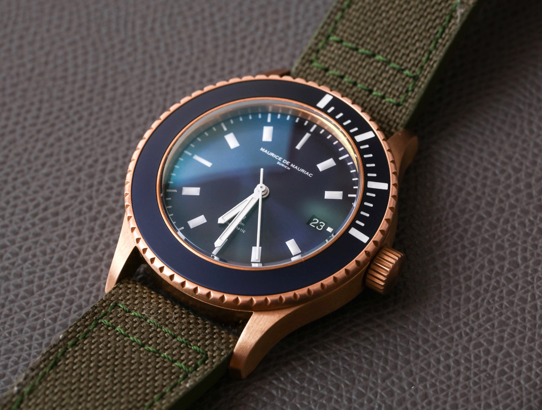 Maurice De Mauriac L2 Diver Bronze Watch Review