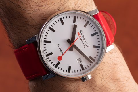 动手操作：Mondaine 官方瑞士铁路 Evo2 自动手表