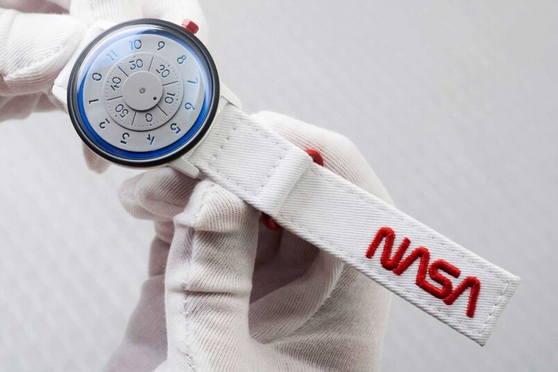 NASA x ANICORN推出限量机械表！ 超美的太空白配色！
