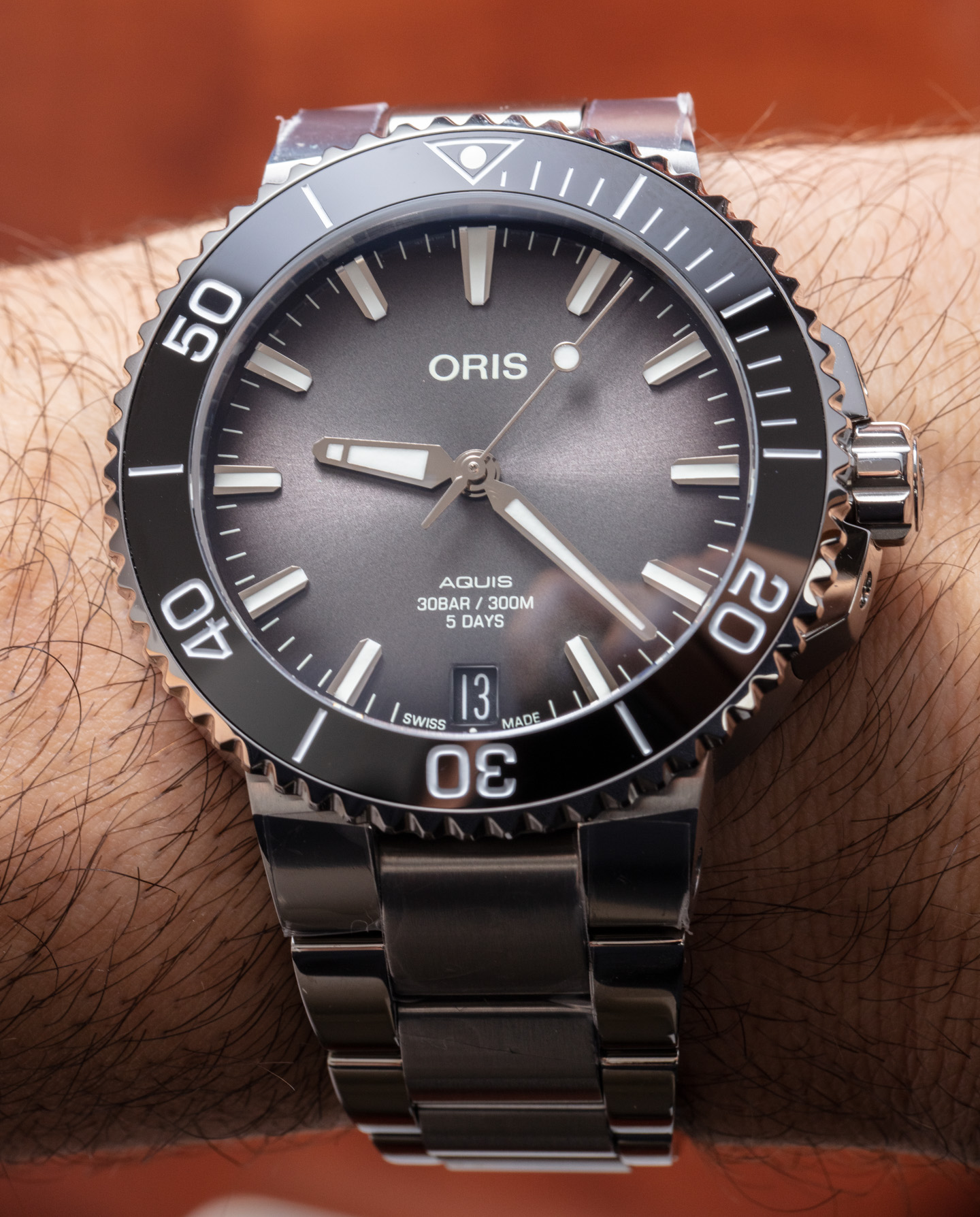 动手操作：Oris Aquis Date Calibre 400 手表