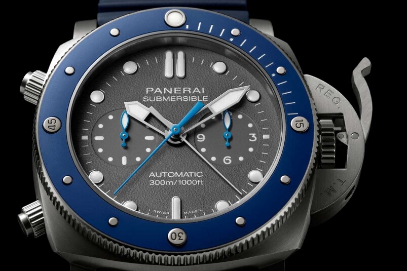 Panerai Submersible Guillaume Néry版极吸引蓝调登场