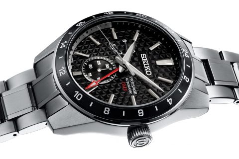 精工 Presage 锋利的 GMT 手表