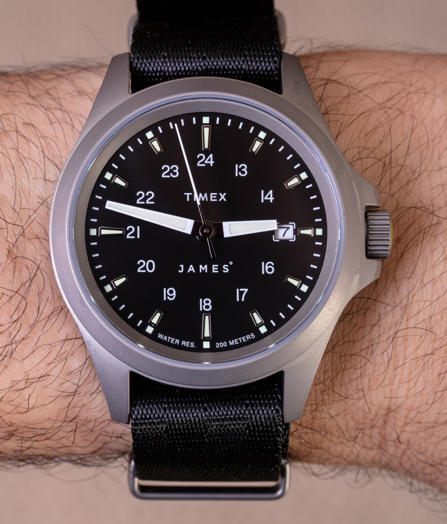 观看评论 + 采访：Timex Expedition North X The James Automatic Titanium