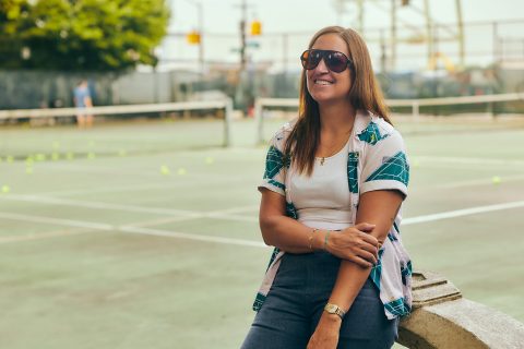 本周观看我的祖母教我如何打网球，但直到我开始戴她的手表，我才明白这场比赛对她意味着什么