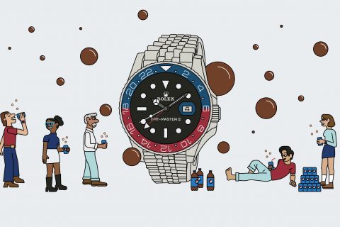 周末版为什么劳力士 GMT-Master 是红蓝相间的？和其他百事可乐的故事