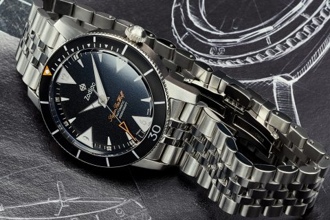 2021 年四款全新入门级 Zodiac Super Sea Wolf 53 压缩和皮肤潜水手表