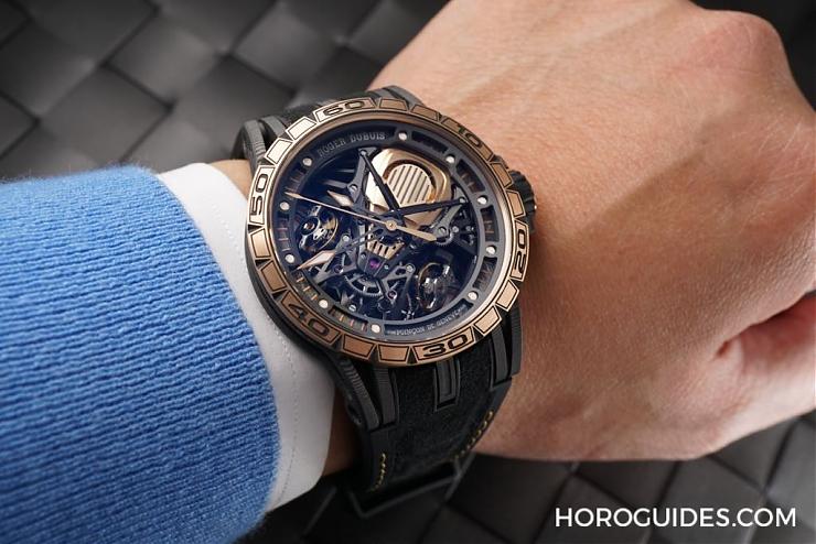 ROGER DUBUIS - [SIHH 2018]罗杰杜彼Excalibur Aventador S黑金版迷你Lamborghini登场