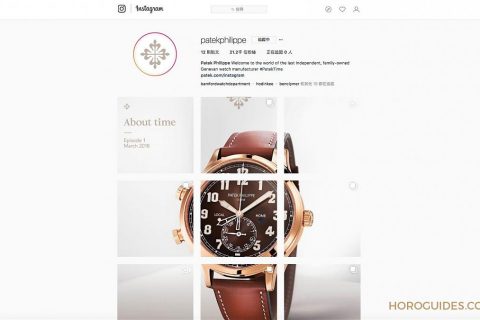 百达翡丽终于有了IG帐号抢先曝光热门Calatrava飞行表男女双金款