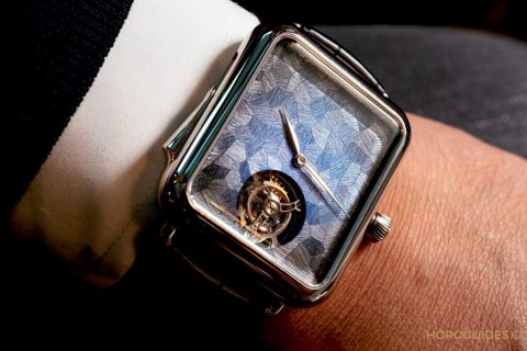 H. MOSER第一只自制三问量身打造的方形三问机芯诚意十足