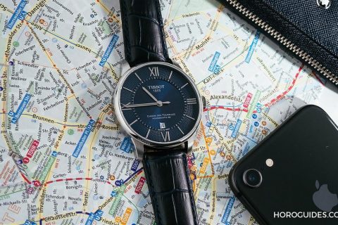 TISSOT杜鲁尔系列80小时动力储能蓝面绅士风商务人士挑表必备款