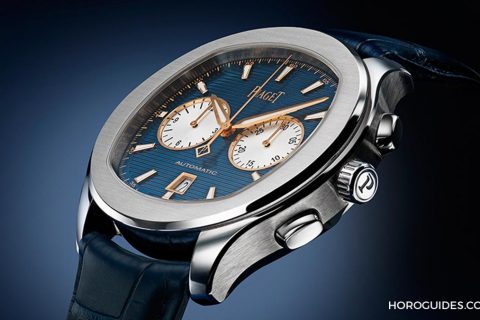 伯爵第二款Bucherer蓝面限定版-POLO S计时码表