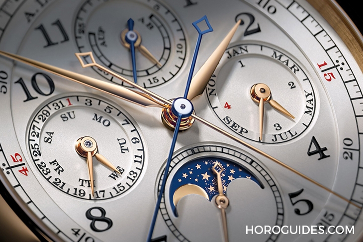 A. LANGE & SÖHNE - 最美的追针万年历腕表,非朗格莫属